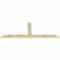 Ekena Millwork Portland Rough Sawn Timber Gable Bracket, Douglas Fir, 96"W x 36"H x 2"D x 6"F, 9/12 Pitch GBW096X36X0206POR00RDF - alternate 3